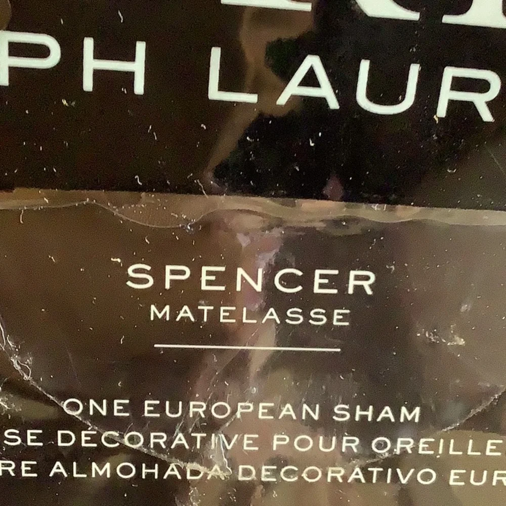 Ralph Lauren Spencer Matelasse European Sham.